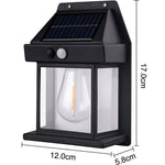 Lampa Solarna LED Ogrodowa z Czujnikiem Ruchu – Wodoodporna, Bezprzewodowa, Energooszczędna 3