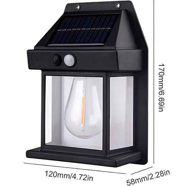 Lampa Solarna LED Ogrodowa z Czujnikiem Ruchu – Wodoodporna, Bezprzewodowa, Energooszczędna 6