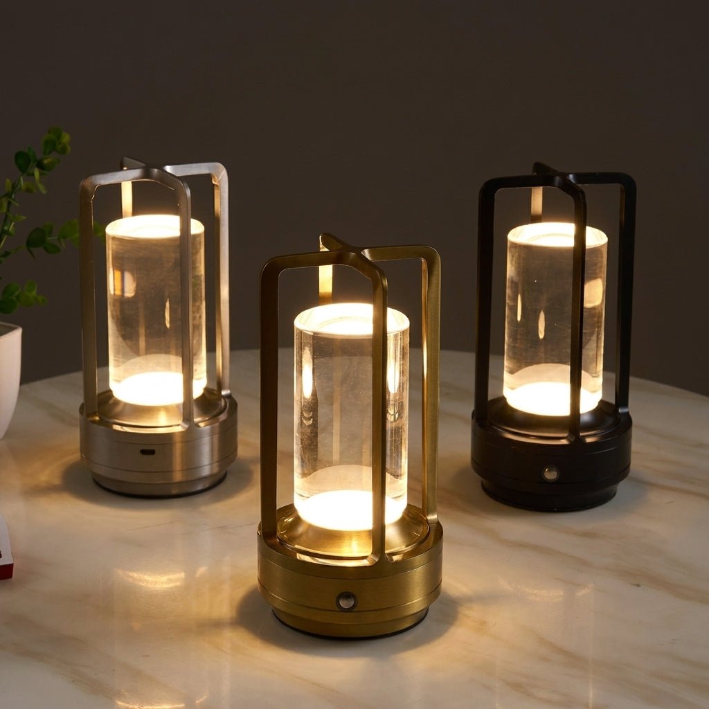 Lampa Stołowa Bezprzewodowa z Dotykowym Sterowaniem – Lampy Stołowe do Salonów i Sypialni 9