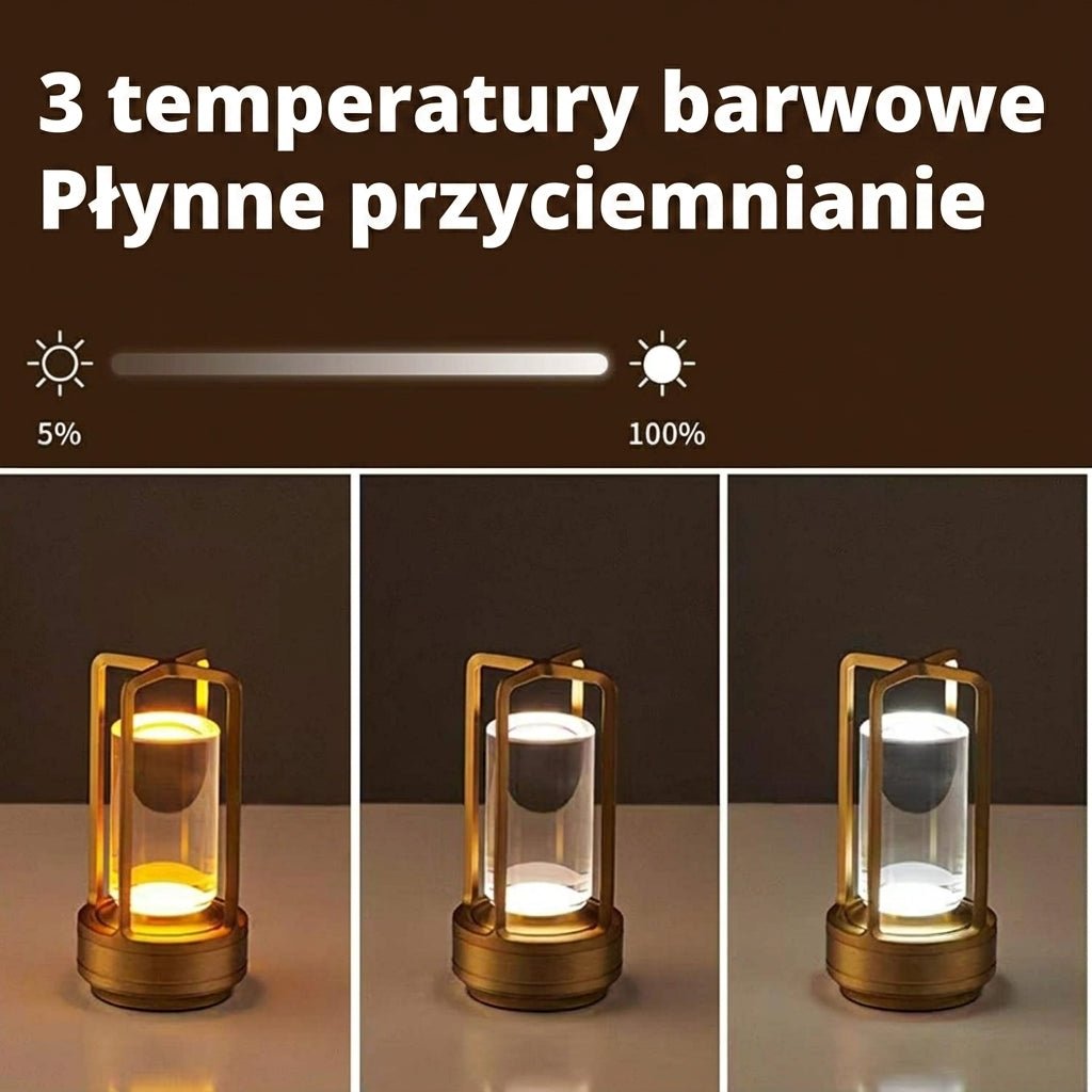 Lampa Stołowa Bezprzewodowa z Dotykowym Sterowaniem – Lampy Stołowe do Salonów i Sypialni 7
