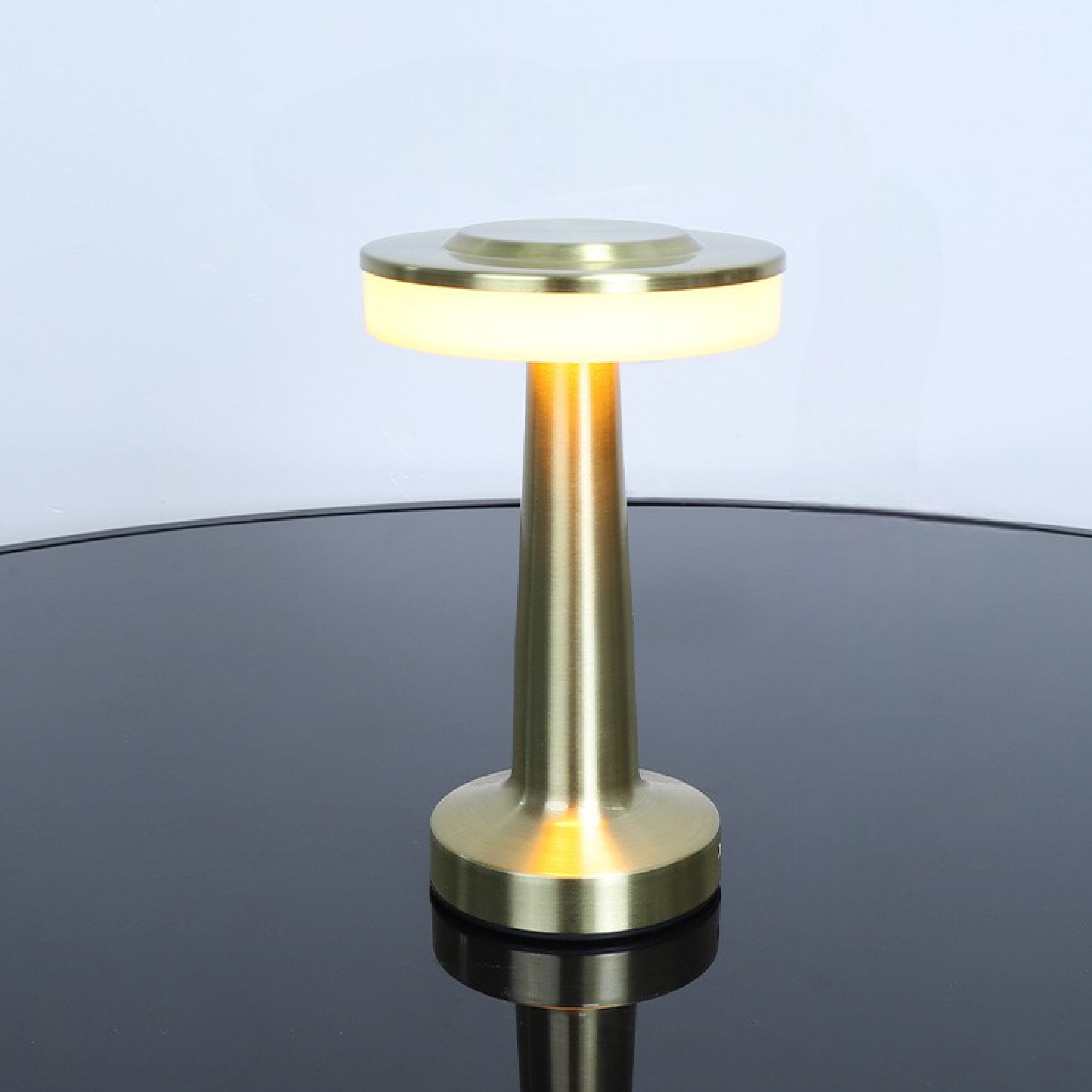 Lampa Stołowa Czarna BIRDONAS z Miękkim Światłem LED i Ładowaniem USB 4