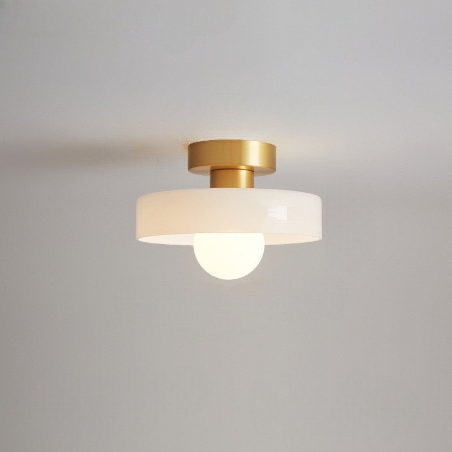 Lampa Sufitowa Bauhaus LED - Elegancka Lampa do Salonu i Sypialni, 24 cm