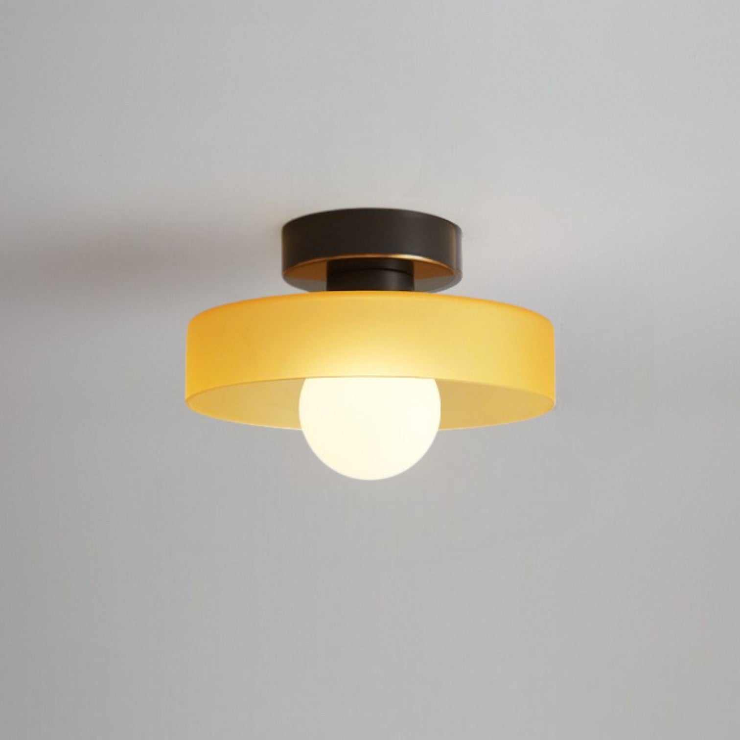 Lampa Sufitowa Bauhaus LED - Elegancka Lampa do Salonu i Sypialni, 24 cm