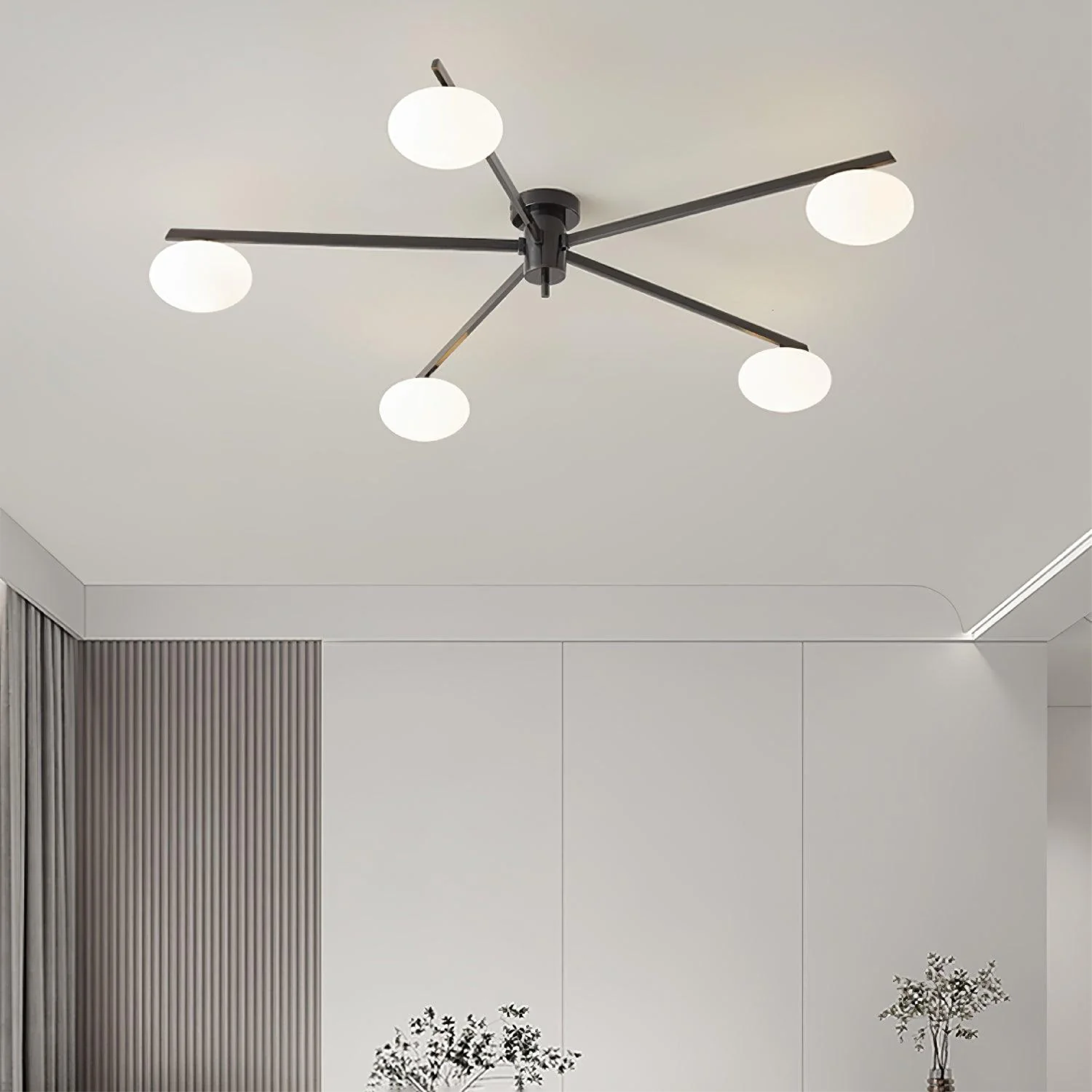 Lampa Sufitowa LED NESPÉR - Nowoczesny Design do Salonu, Miękkie Światło 3