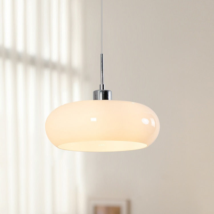Lampa Wisząca Bauhaus - Geometryczna Lampa do Salonu z Miękkim Światłem LED