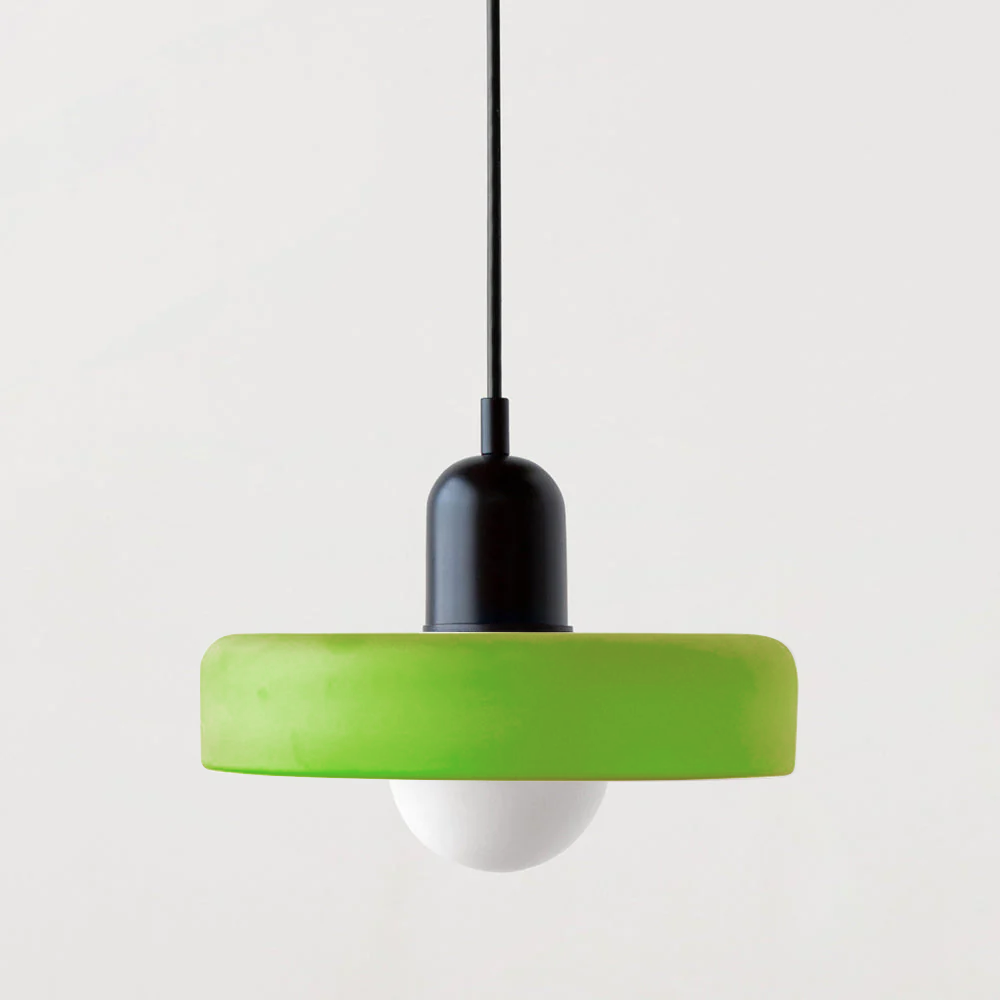 Lampa Wisząca Bauhaus z Kolorowego Szkła - Nowoczesna Lampa do Salonu i Jadalni