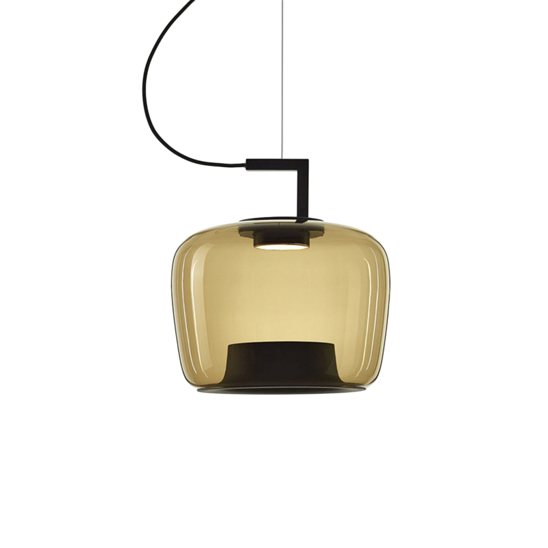 Lampa Wisząca Jaura's - Nowoczesna Lampa Do Salonu z Żelaza i Szkła 0