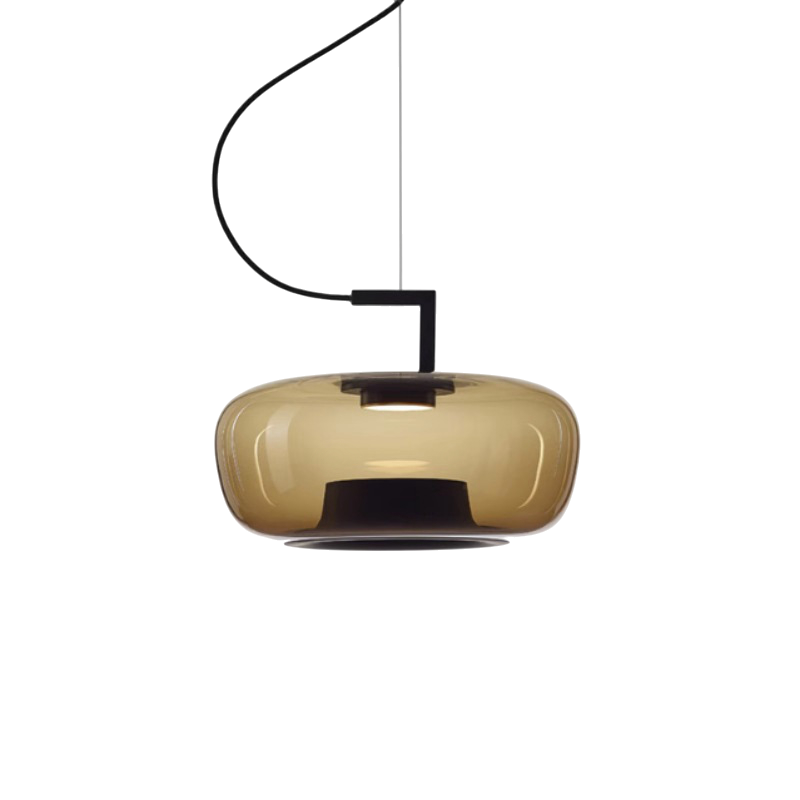 Lampa Wisząca Jaura's - Nowoczesna Lampa Do Salonu z Żelaza i Szkła 12