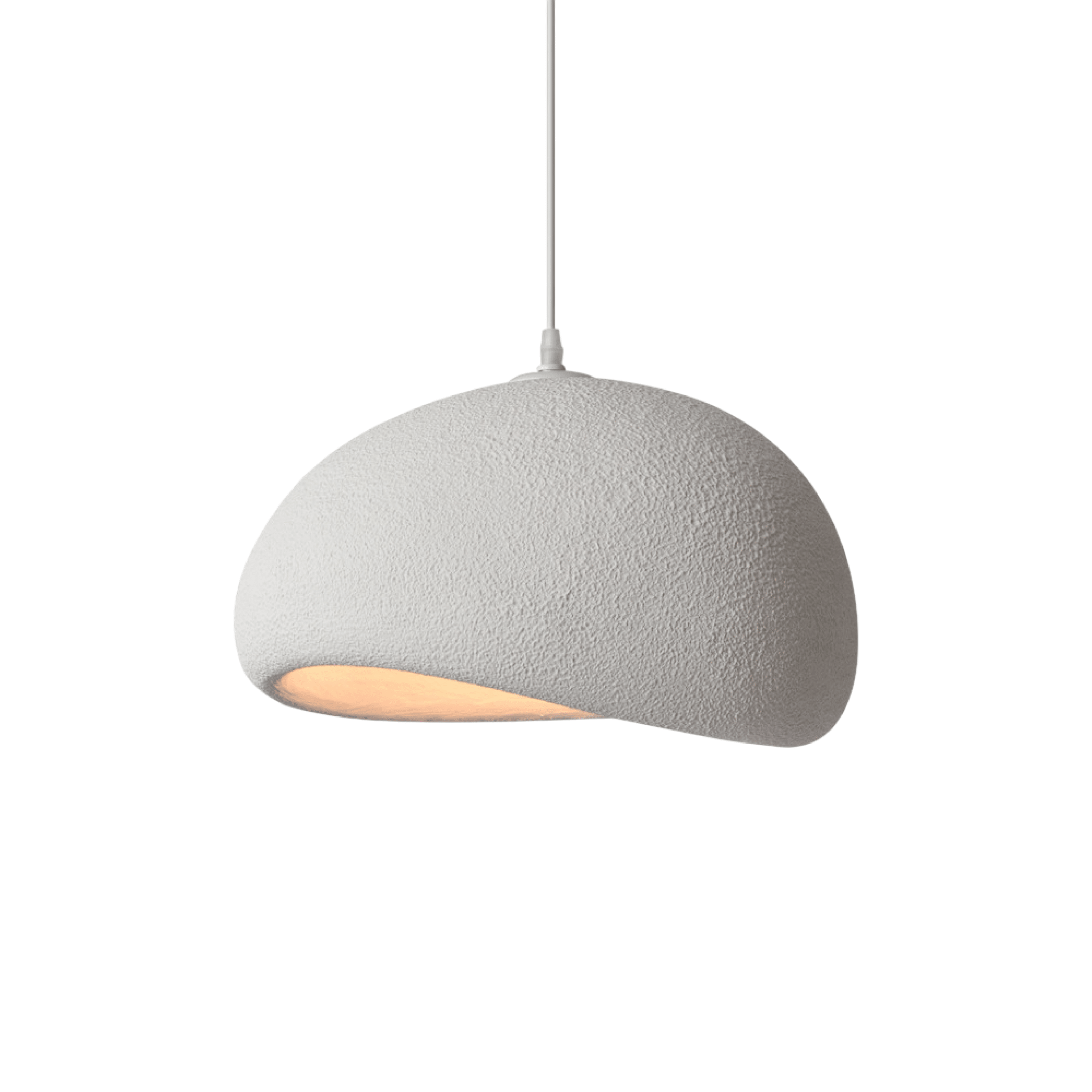 Lampa Wisząca Wabi Sabi z Ciepłym Światłem LED, Regulowana Wysokość, Idealna do Salonu i Jadalni 5