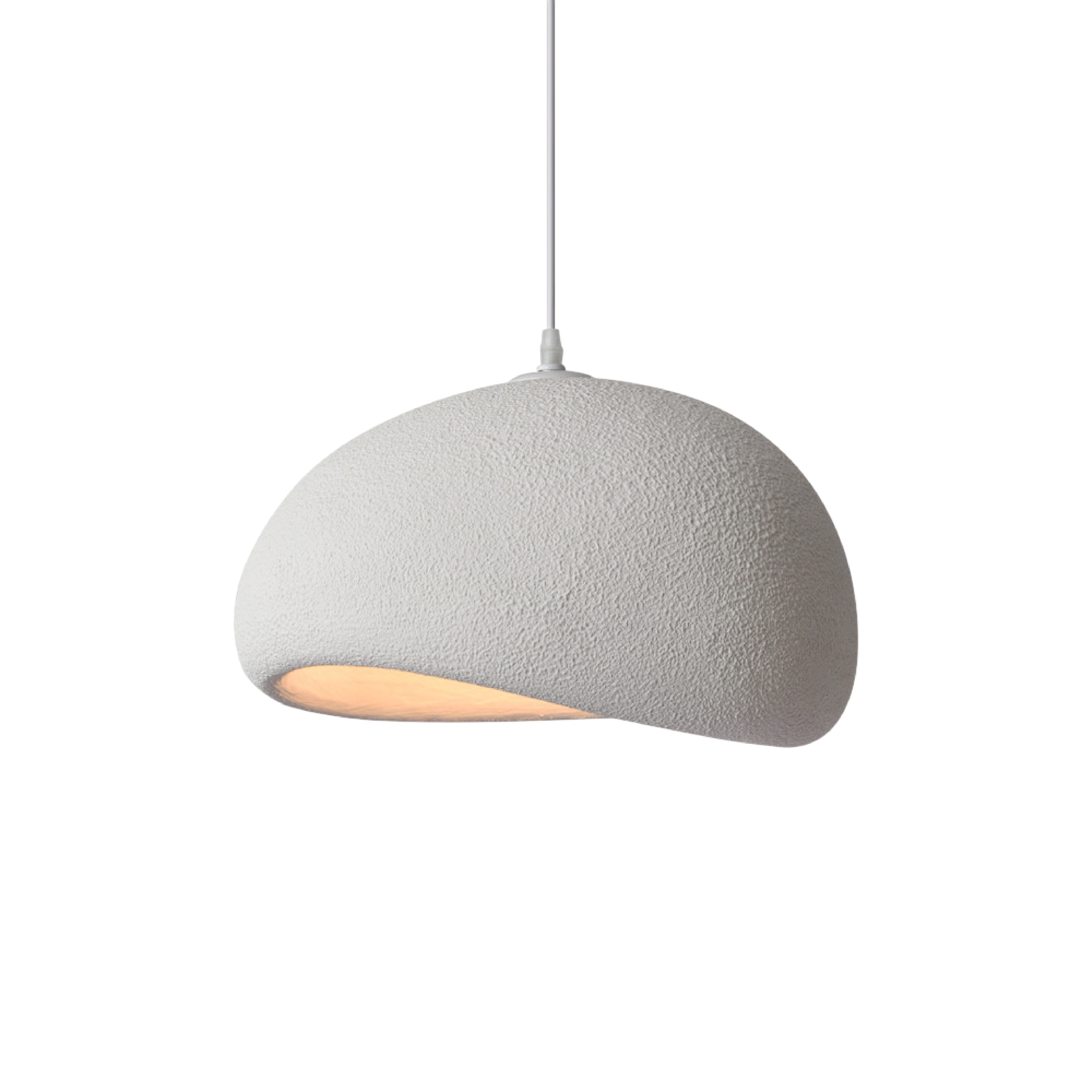 Lampa Wisząca Wabi Sabi z Ciepłym Światłem LED, Regulowana Wysokość, Idealna do Salonu i Jadalni 5