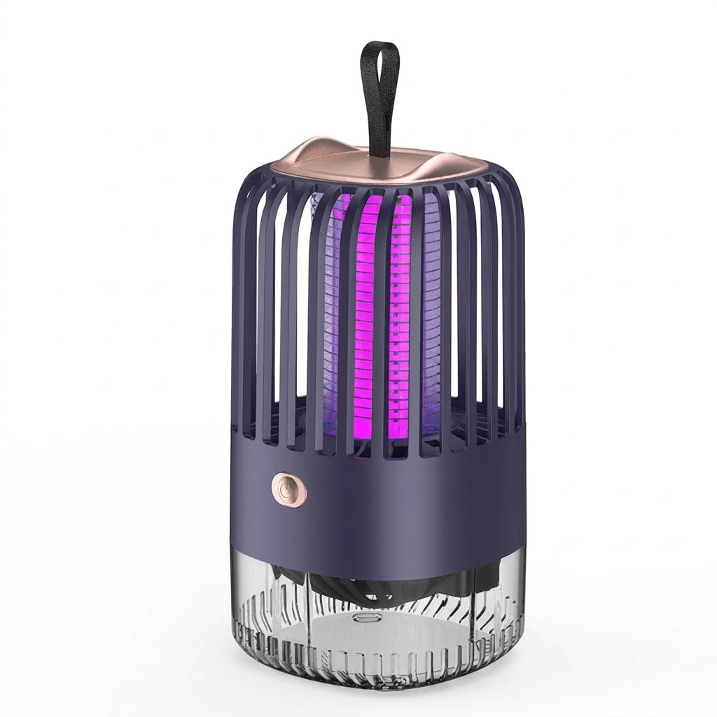 Lampa na Komary USB z Ultrafioletowym Światłem – Bezprzewodowa i Cicha do Sypialni i Patio 1