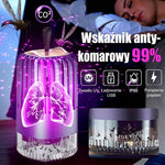 Lampa na Komary USB z Ultrafioletowym Światłem – Bezprzewodowa i Cicha do Sypialni i Patio 4