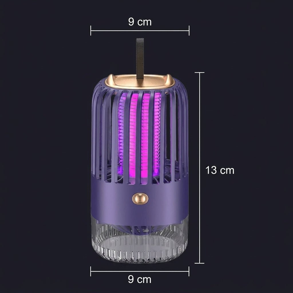 Lampa na Komary USB z Ultrafioletowym Światłem – Bezprzewodowa i Cicha do Sypialni i Patio 2