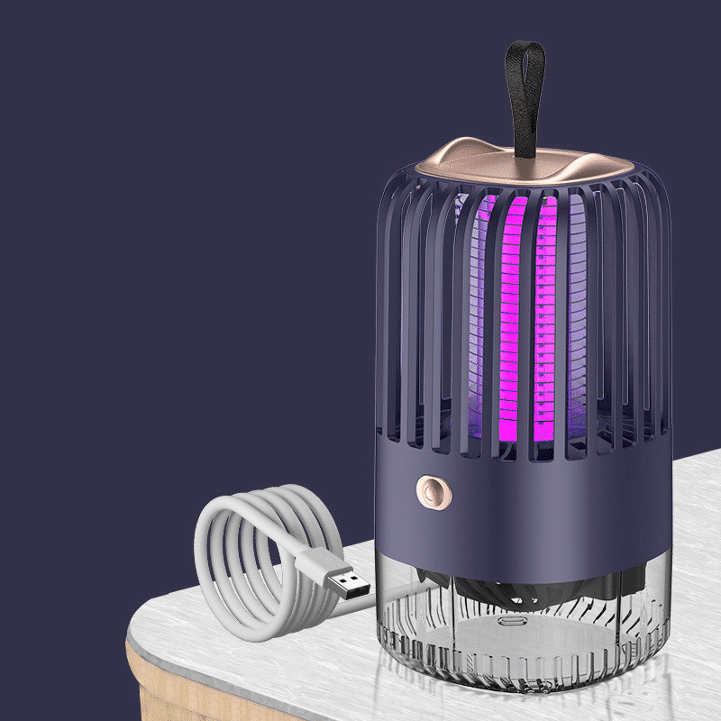 Lampa na Komary USB z Ultrafioletowym Światłem – Bezprzewodowa i Cicha do Sypialni i Patio 1