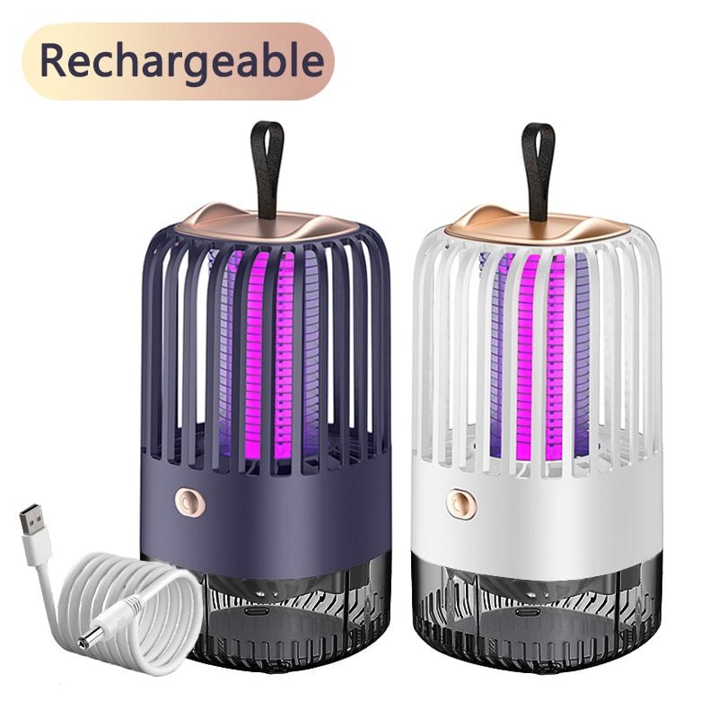Lampa na Komary USB z Ultrafioletowym Światłem – Bezprzewodowa i Cicha do Sypialni i Patio 4