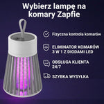 Lampa na Komary UV Elektryczna – Przenośna z Funkcją Porażania i Zasilaniem USB 12