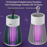 Lampa na Komary UV Elektryczna – Przenośna z Funkcją Porażania i Zasilaniem USB 7