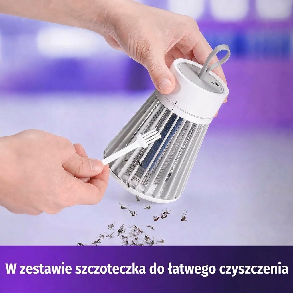 Lampa na Komary UV Elektryczna – Przenośna z Funkcją Porażania i Zasilaniem USB 10