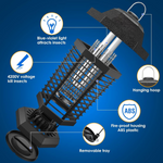 Lampka Na Komary i Owady 3500-3800 V – Elektryczna Do Ogrodu i Domu, Światło UVA 13 W 1