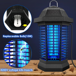 Lampka Na Komary i Owady 3500-3800 V – Elektryczna Do Ogrodu i Domu, Światło UVA 13 W 2