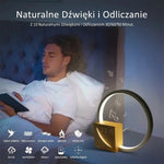 Lampka Nocna Do Sypialni z Dźwiękami Natury i Budzikiem – Dotykowa, Regulowana Jasność 11