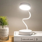Lampka Nocna LED z Dotykową Regulacją Jasności – Regulowane Ramię do Czytania, Idealna do Sypialni 0