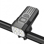 Lampka Rowerowa Przednia 5000 Lumenów z Akumulatorem USB-C – 12 Diod LED, Wodoodporna 8