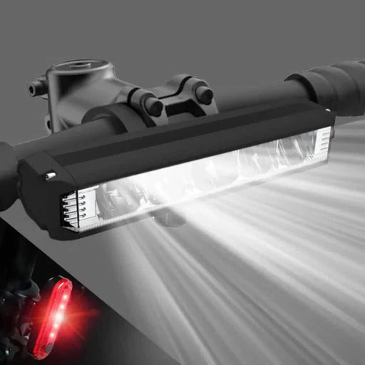 Lampka Rowerowa Przednia LED Mocna z Akumulatorem USB, Wodoodporna, Ultra Jasna 5