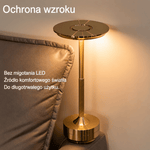Lampka Stołowa Bezprzewodowa 4000mAh z Regulacją Jasności i 3 Barwami Światła – Do Sypialni i Biura