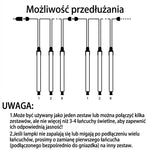 Lampki LED Sopelki – 8 Sztuk 50 cm do Dekoracji Domu i Ogrodu 3
