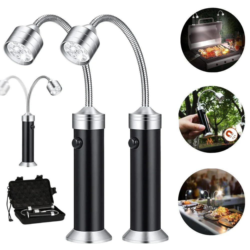 Lampy LED do Grilla z Magnetycznym Mocowaniem – Regulowane, Odporne na Ciepło IP44 0