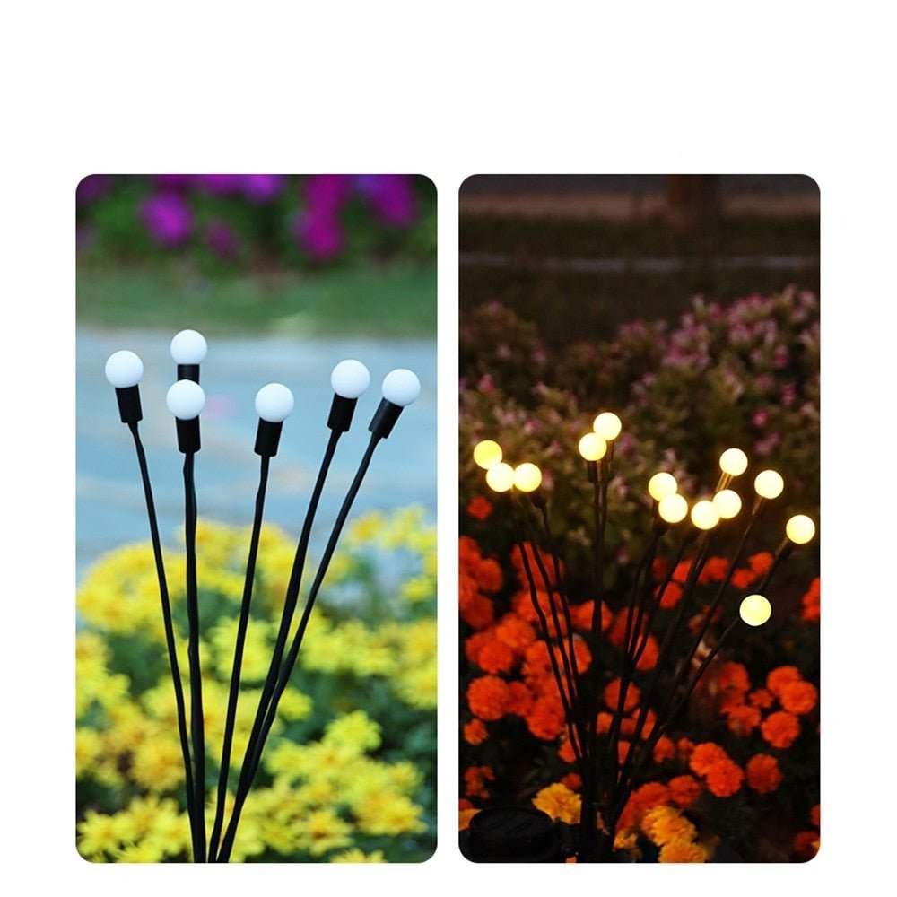 Lampy Ogrodowe LED Zasilane Energą Słoneczną – Wodoodporne Oświetlenie Zewnętrzne do Ogródka 3