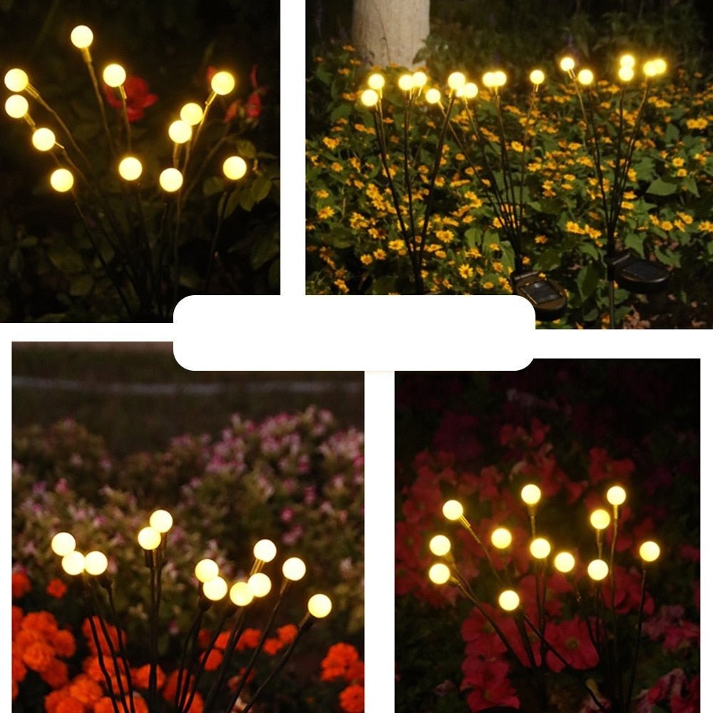 Lampy Ogrodowe LED Zasilane Energą Słoneczną – Wodoodporne Oświetlenie Zewnętrzne do Ogródka 6