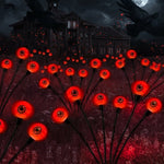 Lampy Ogrodowe Solarne z Fioletowymi Światłami – Oświetlenie Zewnętrzne na Halloween, 6 Szt. 12
