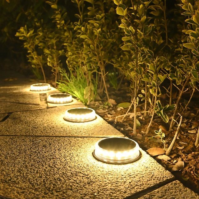 Lampy Solarne Ogrodowe z 17 Diodami LED – Wodoodporne Oświetlenie Zewnętrzne IP65 do Patio 0