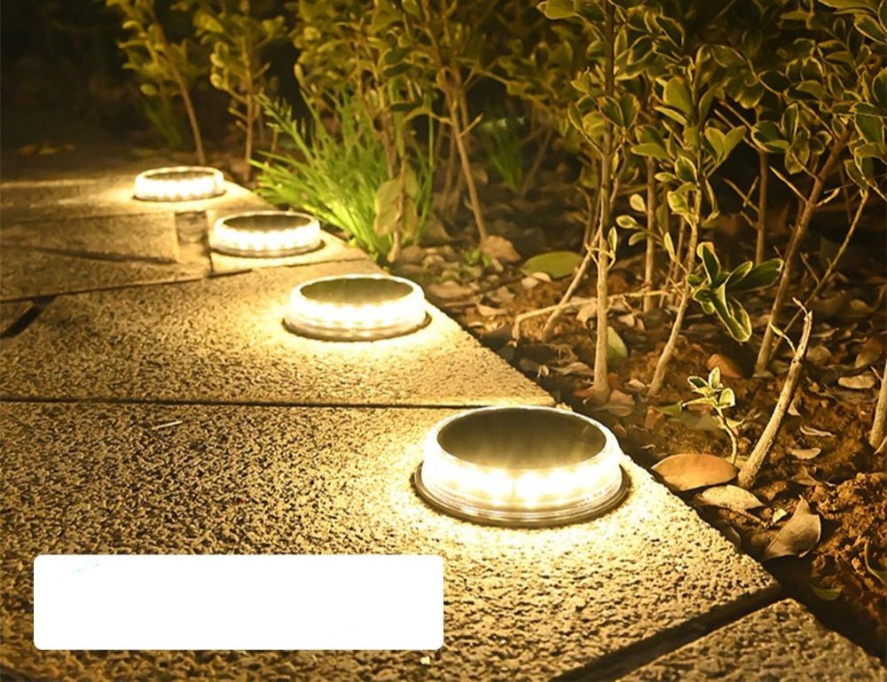 Lampy Solarne Ogrodowe z 17 Diodami LED – Wodoodporne Oświetlenie Zewnętrzne IP65 do Patio 1
