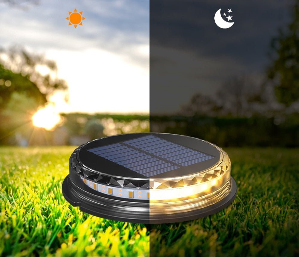 Lampy Solarne Ogrodowe z 17 Diodami LED – Wodoodporne Oświetlenie Zewnętrzne IP65 do Patio 5