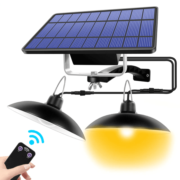 Lampy Solarne Ogrodowe z Pilotem – Wodoodporne, Energooszczędne do Oświetlenia Zewnętrznego 1