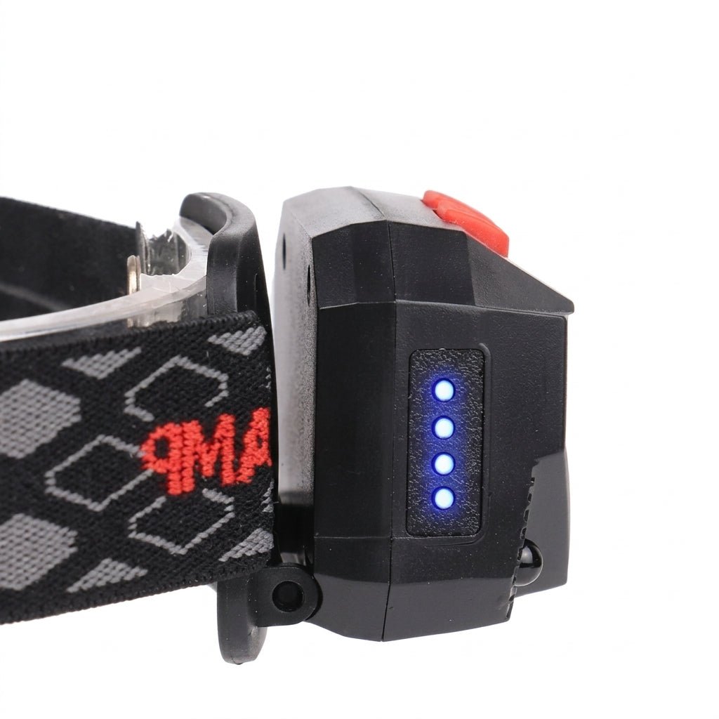 Latarka Czołowa LED USB z Czujnikiem Ruchu – Idealna do Wędkowania i Biwakowania  6