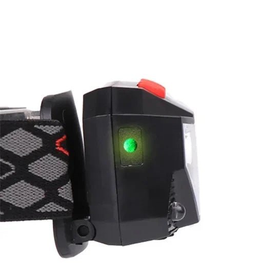 Latarka Czołowa LED USB z Czujnikiem Ruchu – Idealna do Wędkowania i Biwakowania 4