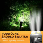 Latarka Kieszonkowa 200 Lumenów z Powerbankiem – 7 Trybów Światła, Wodoodporna IP45 6