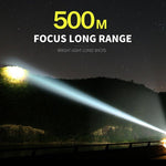 Latarka Kieszonkowa Wodoodporna 12000 Lumenów z Regulowanym Zoomem – 5 Trybów Pracy 3