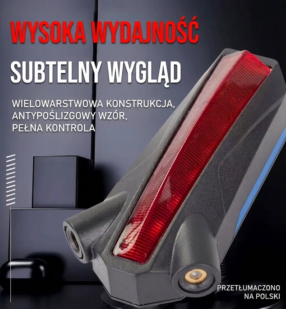 Latarka Rowerowa z Projekcją Laserową i 5/6 Diodami LED – Bezpieczne Oświetlenie na Nocną Jazdę 3
