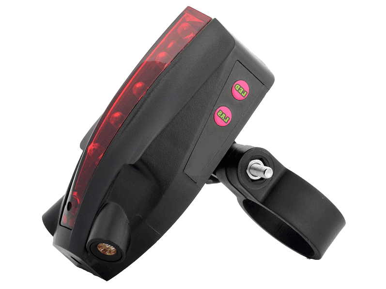 Latarka Rowerowa z Projekcją Laserową i 5/6 Diodami LED – Bezpieczne Oświetlenie na Nocną Jazdę 2