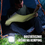 Latarnia Kempingowa LED 1500 Lumenów – Wodoodporna i Zasilana Bateryjnie 7