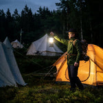 Latarnia Kempingowa LED 1500 Lumenów – Wodoodporna i Zasilana Bateryjnie 8