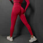 Legginsy Sportowe Damskie z Wysokim Stanem – Wyszczuplające, Elastyczne do Treningu i Jogi 15