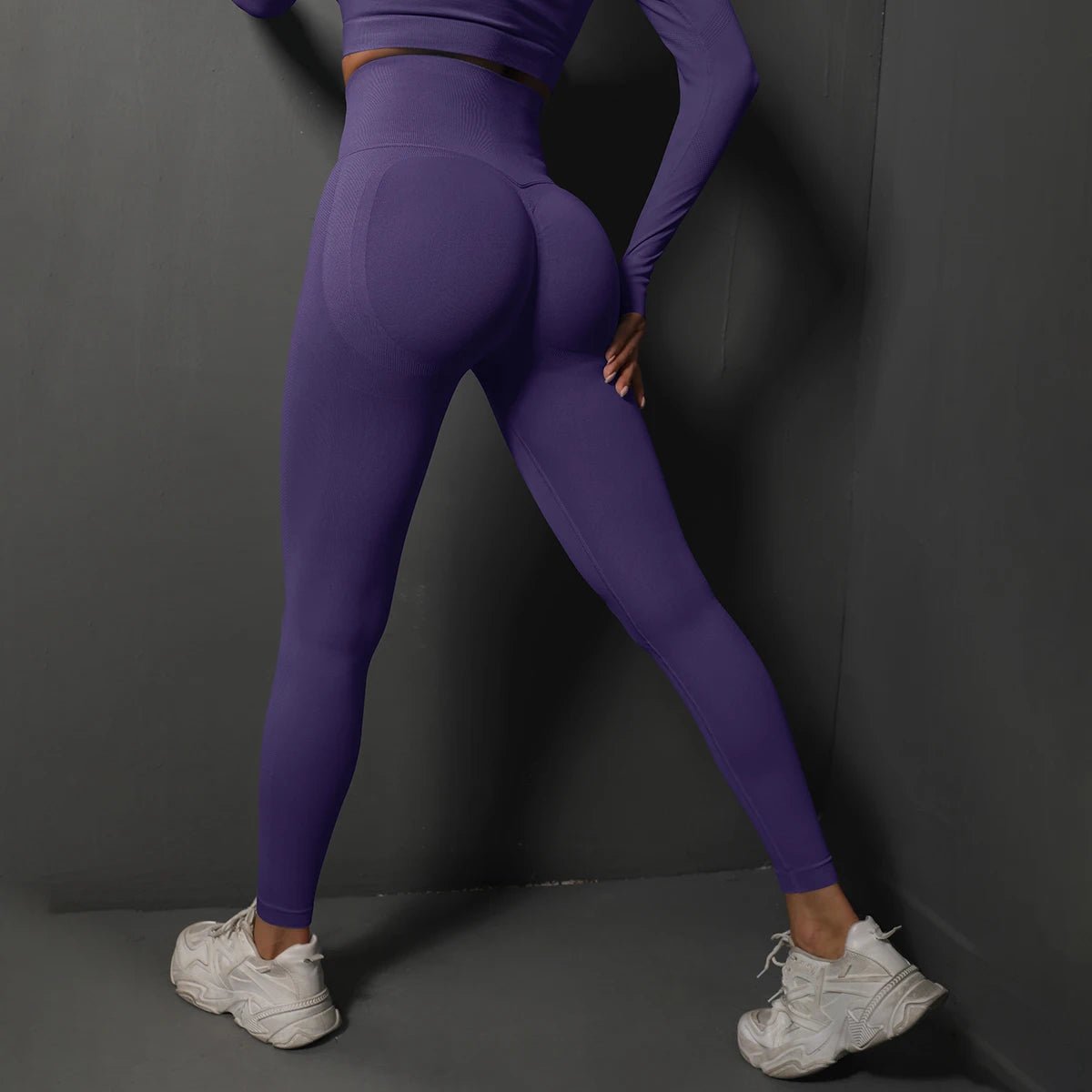 Legginsy Sportowe Damskie z Wysokim Stanem – Wyszczuplające, Elastyczne do Treningu i Jogi 24