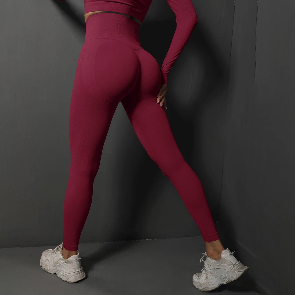 Legginsy Sportowe Damskie z Wysokim Stanem – Wyszczuplające, Elastyczne do Treningu i Jogi 8
