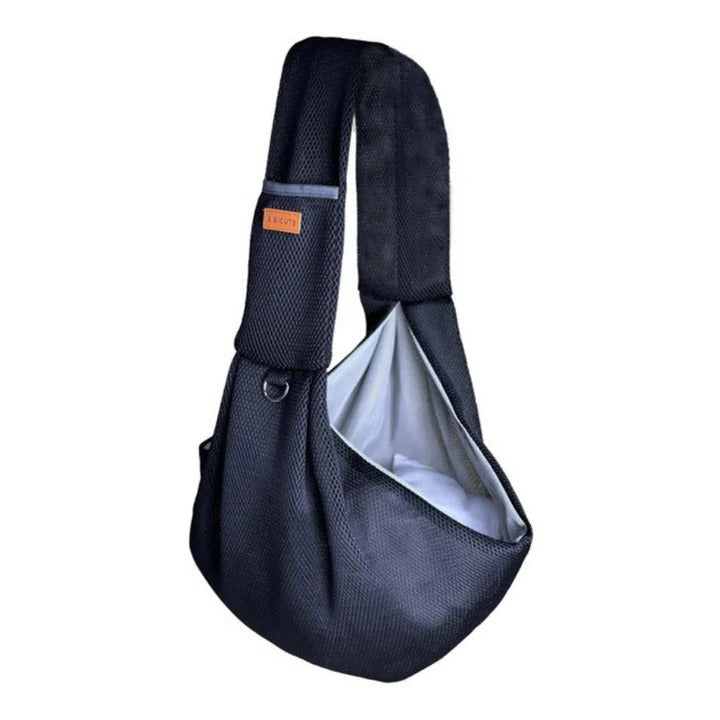 Lekka Torba Crossbody Dla Małych Psów i Kotów, Oddychający Materiał, Regulowany Pasek 7